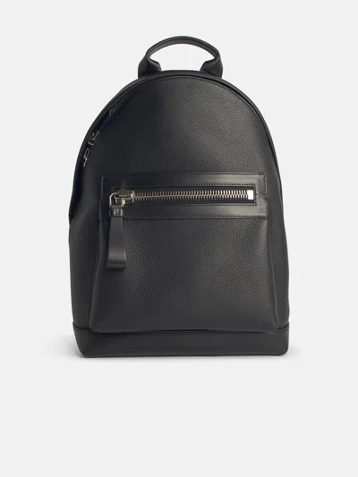 Tom Ford Black Leather Backpack