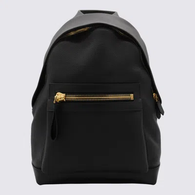 Tom Ford Black Leather Backpack