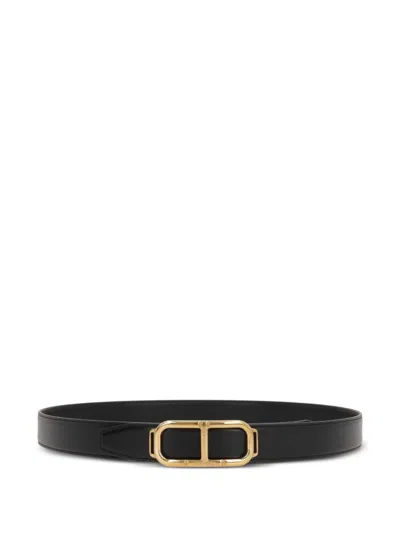 TOM FORD TOM FORD BLACK LEATHER BELT
