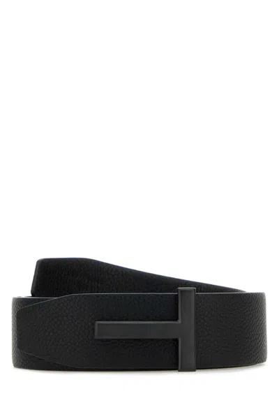 Tom Ford Black Leather Belt