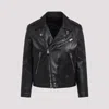 Tom Ford Biker Leather Jacket In Black