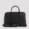 Tom Ford Black Leather Briefcase Bag In Black