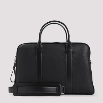 Tom Ford Black Leather Briefcase Bag