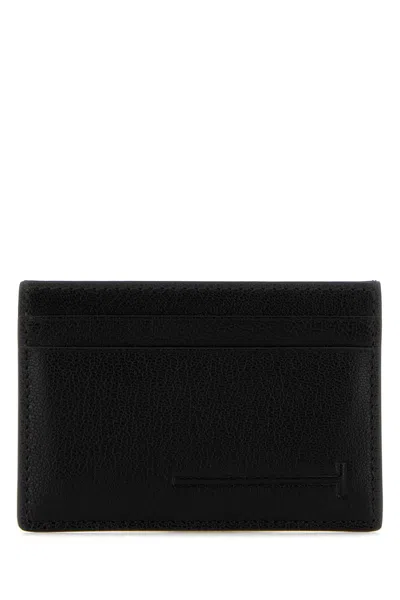 Tom Ford Black Leather Card Holder