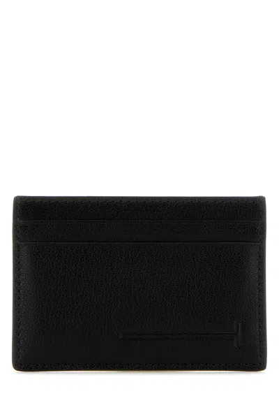 Tom Ford Black Leather Card Holder