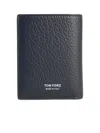 Tom Ford Elongated T Line Card Holder Accessories In Black