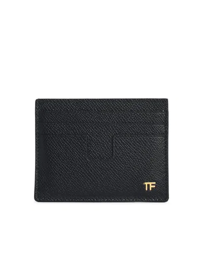 Tom Ford Black Leather Cardholder