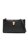 Tom Ford Rectangular Shape Gold-tone Hardware Padlock Mini Bag In Black