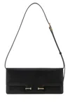 Tom Ford Black Leather Crossbody Bag In Black