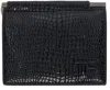 Tom Ford Black Leather Folding Money Clip Card Holder In Black