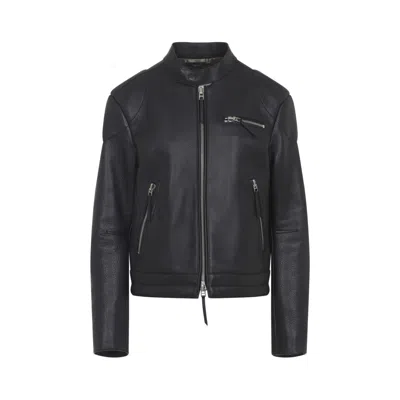 TOM FORD BLACK LEATHER JACKET