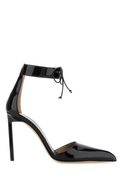 TOM FORD BLACK LEATHER PUMPS