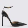 Tom Ford Black Leather Pumps In Multi