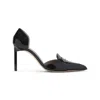 Tom Ford Black Leather Pumps With Pointed Toe In Black
