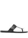 Tom Ford Flat Sandals Open Toe Single Strap In Black