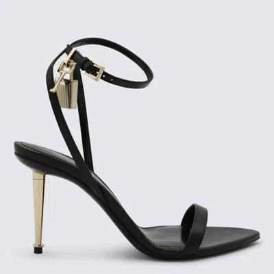 Tom Ford Black Leather Sandals