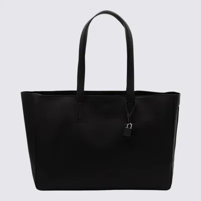 TOM FORD BLACK LEATHER TOTE