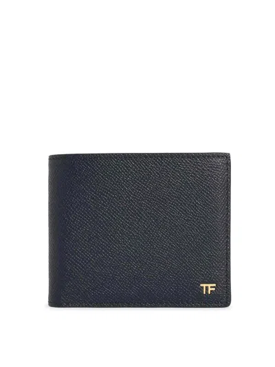 TOM FORD BLACK LEATHER WALLET