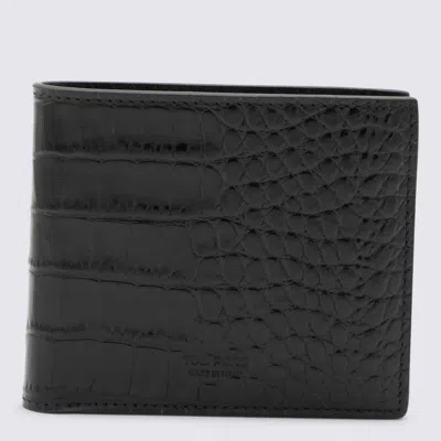 TOM FORD BLACK LEATHER WALLET