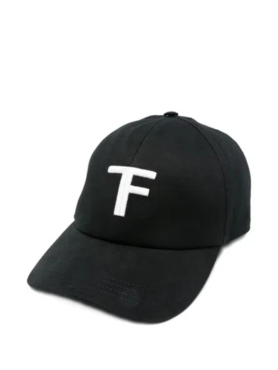 Tom Ford Black Logo Baseball Hat