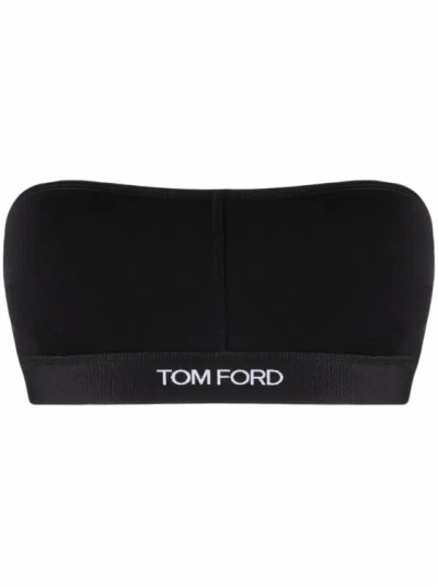 Tom Ford Black Logo Bustier