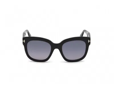 TOM FORD BLACK LOGO DETAIL SUNGLASSES