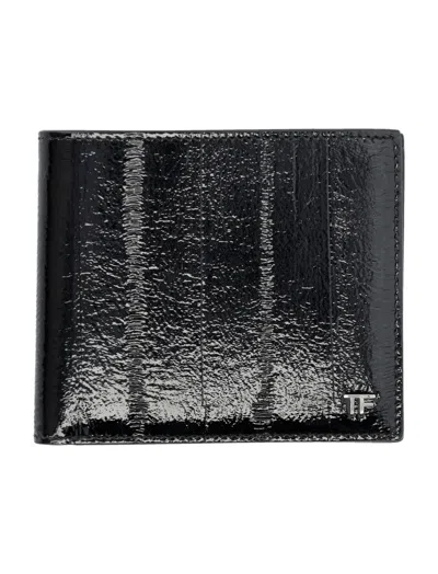 TOM FORD BLACK LOGO WALLET