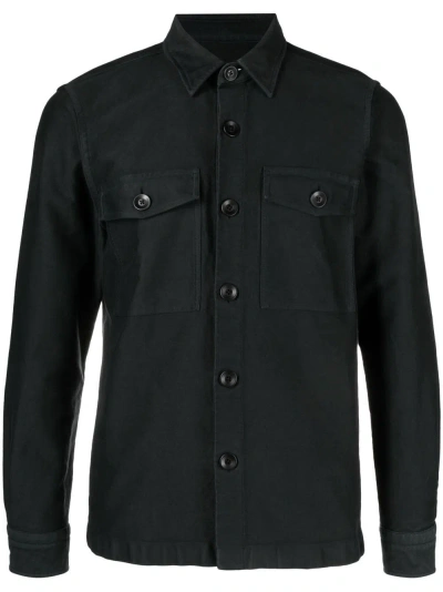 Tom Ford Black Long Sleeved Cotton Shirt