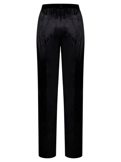 Tom Ford Black Loose Pants With Logo