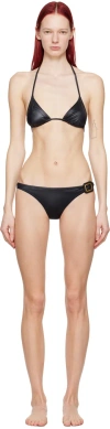 Tom Ford Black Lustrous Bikini In Lb999 Black