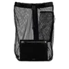 Tom Ford Mesh Backpack Featuring Practical Front Zip Pocket In Black