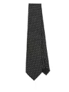 Tom Ford Micro Dot On Weave Silk Tie Accessories