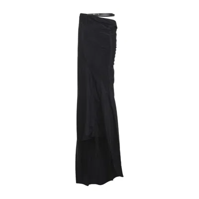 TOM FORD BLACK MIDI SKIRT