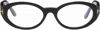 Tom Ford Black Oval Glasses In Black