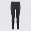 Tom Ford Logo Stretch Lycra Leggings In Black