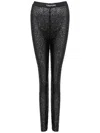 Tom Ford Black Pants In Elasticized Sequins