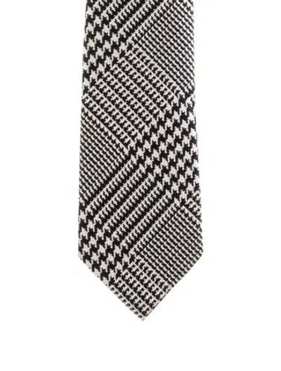 Pre-owned Tom Ford Black Patterned Silk  Tie