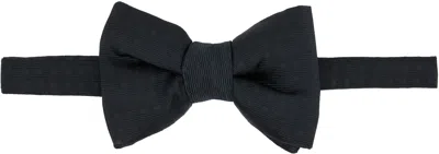 Tom Ford Black Polka-dot Bow Tie