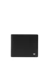 Tom Ford Small Grained-leather Bi-fold Wallet In Black