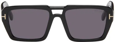 Tom Ford Black Redford Sunglasses In 01a Shiny Black Smok