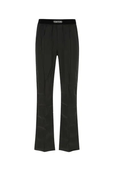 Tom Ford Black Relaxed Pyjamas Pant
