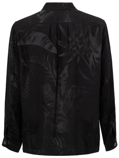 Tom Ford Black Shirt  In Nero