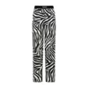 Tom Ford Stretch Silk Trouser With Animalier Print