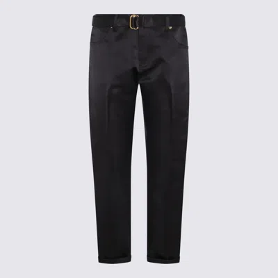 TOM FORD TOM FORD BLACK SILK PANTS
