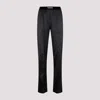 Tom Ford High-waisted Stretch-silk Satin Trousers In Black