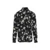 Tom Ford Hendrix Floral Silk Crepe De Chine Shirt In Black