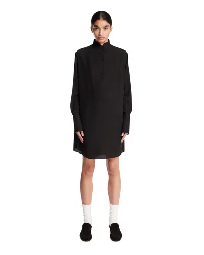 Tom Ford Black Silk Shirt Dress