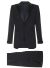 Tom Ford Black Slim-fit Tuxedo Suit In Black
