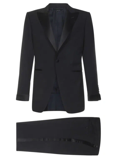 Tom Ford Black Slim-fit Tuxedo Suit