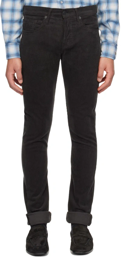 Tom Ford Black Slim Jeans In Umber